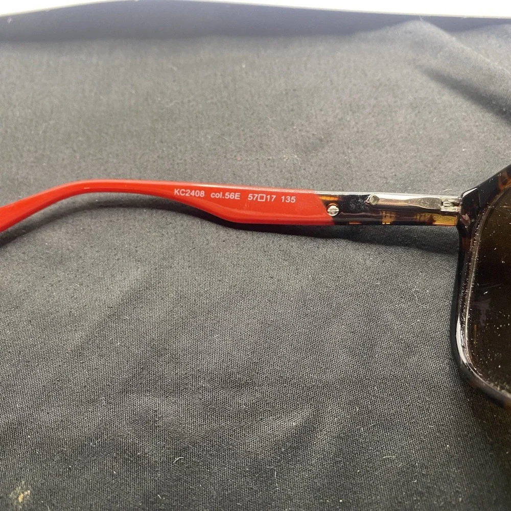 Kenneth Cole Reaction Sunglasses FRAME ONLY KC2408 57-17-135 Brown Tortoise 815